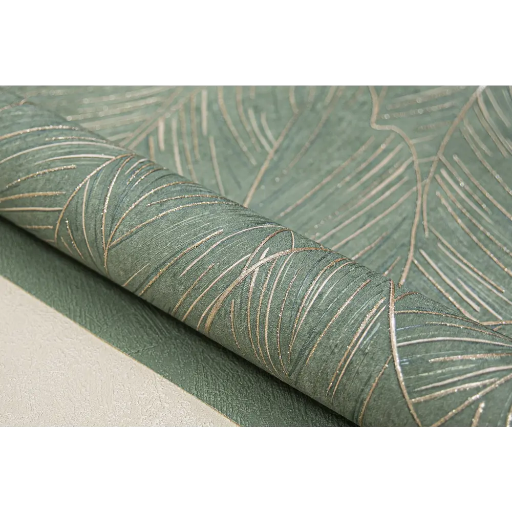 Wallsecret Madeira - Флизелиновые обои изумрудного оттенка для элегантного интерьера 89398151 STLM-1576691 - Вид №3