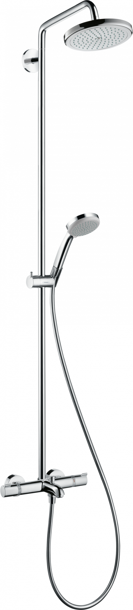 27223000 Croma Showerpipe 220 1jet с термостатом для ванны Hansgrohe 