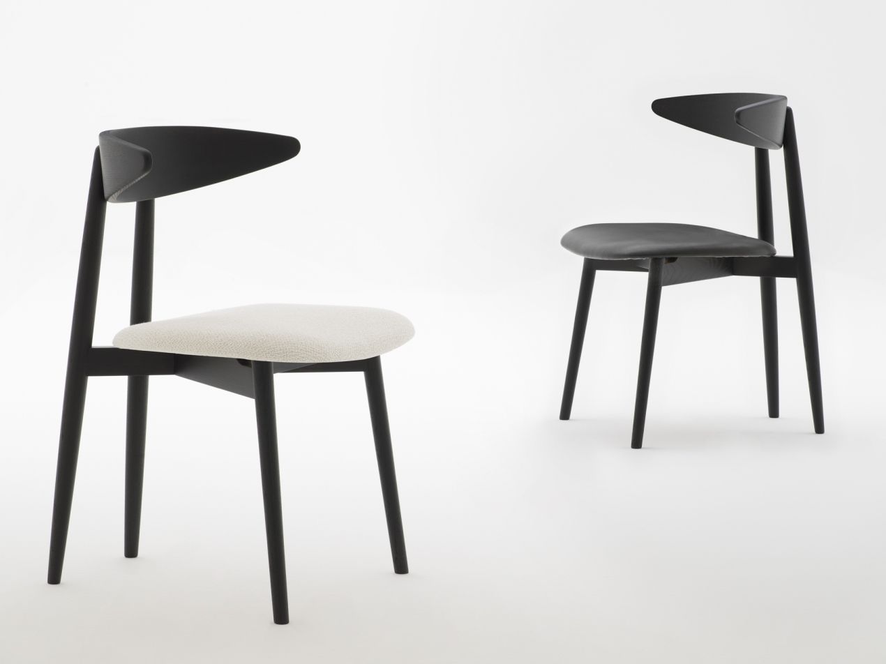 Стул из ясеня с мягким сиденьем Désirée divani чай ARCH-00028477