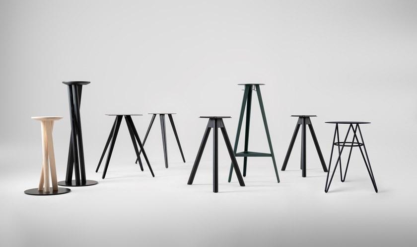 TrabA' Круглый высокий стол Aky 0121-met-contract - Вид №6