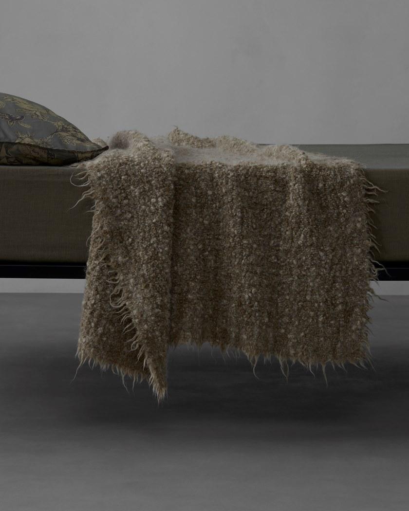 Society Limonta Однотонный плед из шерсти sun-id-1487129 - Вид №2