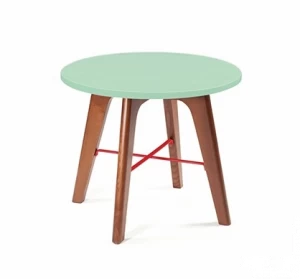 Mambo Unlimited Ideas Круглый деревянный журнальный столик Flex