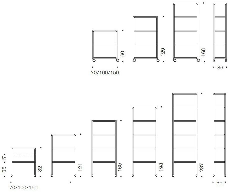 Desalto Модульный открытый книжный шкаф Helsinki sun-id-1429584 - Вид №11