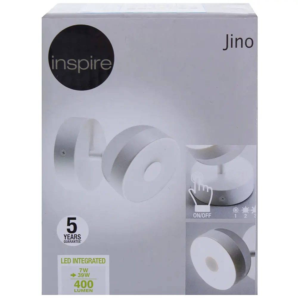 Спот поворотный светодиодный Jino, 2.5 м², белый свет, цвет белый 82124773 STLM-2177129 INSPIRE  - Вид №4