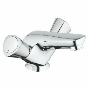Смеситель для раковины GROHE Costa S с донным клапаном (литой излив), хром (21255001)