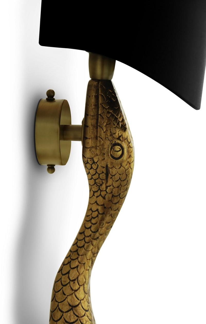 KOKET Бра с прямым и отраженным светом сусального золота Serpentine sun-id-1409131 - Вид №6