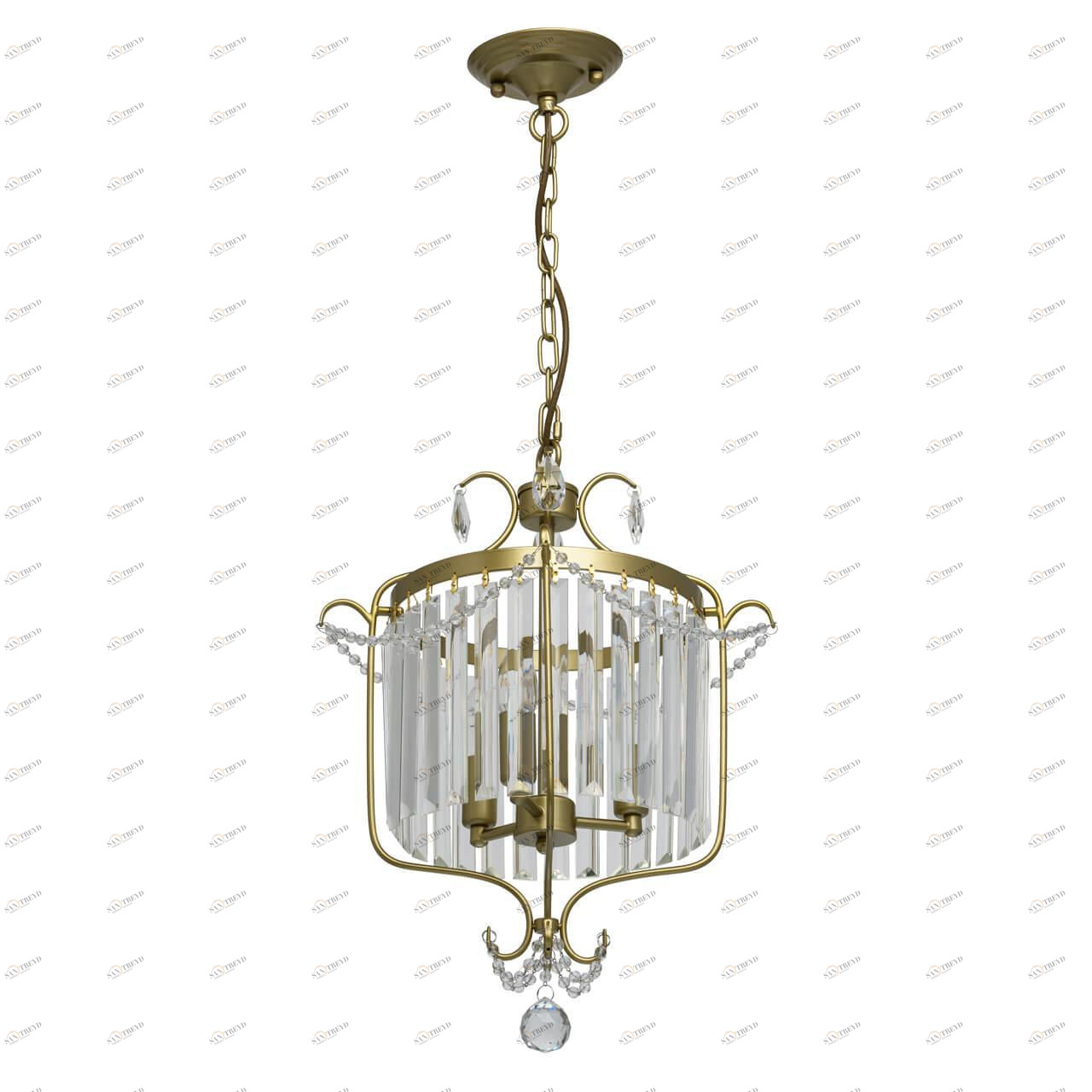 Подвесная люстра MW-Light Адель 10 373014403 MW-LIGHT ДИЗАЙНЕРСКИЕ, АДЕЛЬ 10 182179 Золотой 