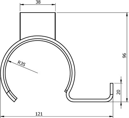 28091A Держатель фена Langberger Германия Accessories - Вид №2