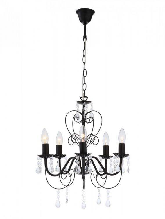 Подвесная люстра Globo Pinja 63127-5 GLOBO PINJA 107980 Черный Ceramica Globo  - Вид №1