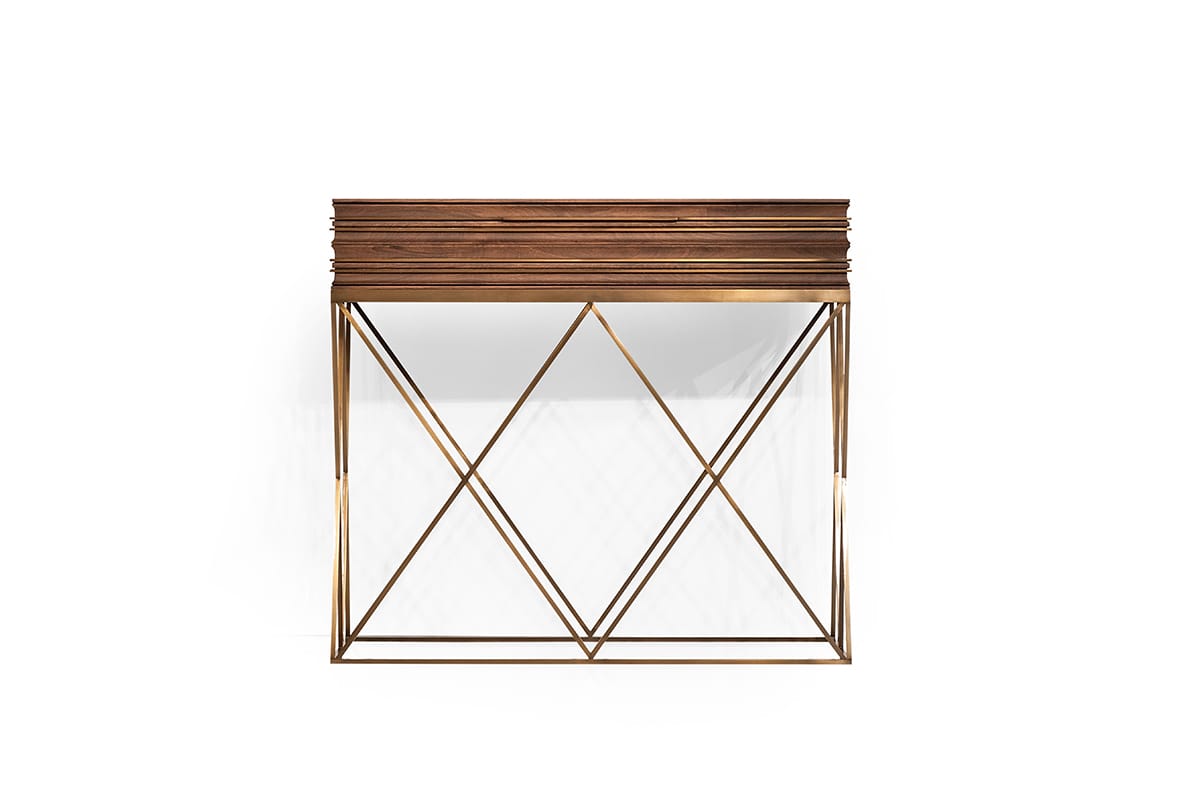 Прямоугольная консоль с ящиками Mobi ARCH-00133497 - Вид №1