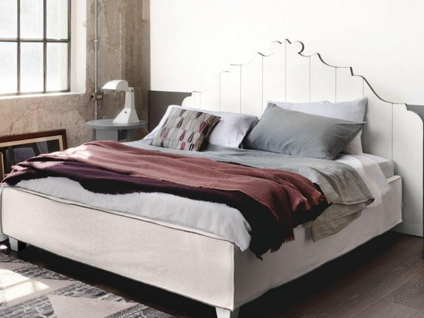 Gervasoni Двуспальная кровать со съемным чехлом из ткани Gray sun-id-1492837 - Вид №1