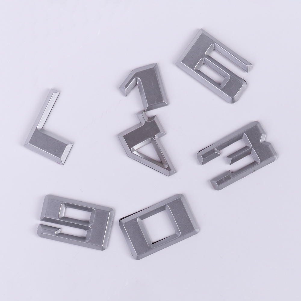 Дверной номер  «0», 37х6х60 мм, матовое серебро LJPS0066 Public Steel Россия  - Вид №3