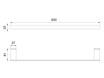Держатель для полотенец из нержавеющей стали CEADESIGN AYLA ARCH-00102834 - Вид №3