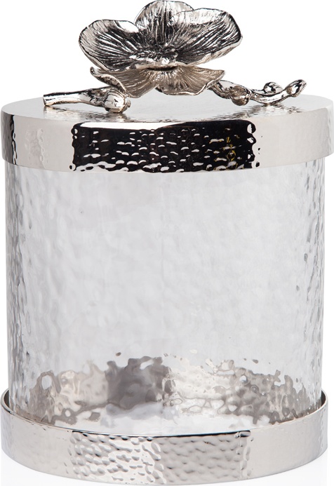 10620902 Michael Aram Банка для сыпучих продуктов малая Michael Aram Белая орхидея 15см, стекло Стекло 