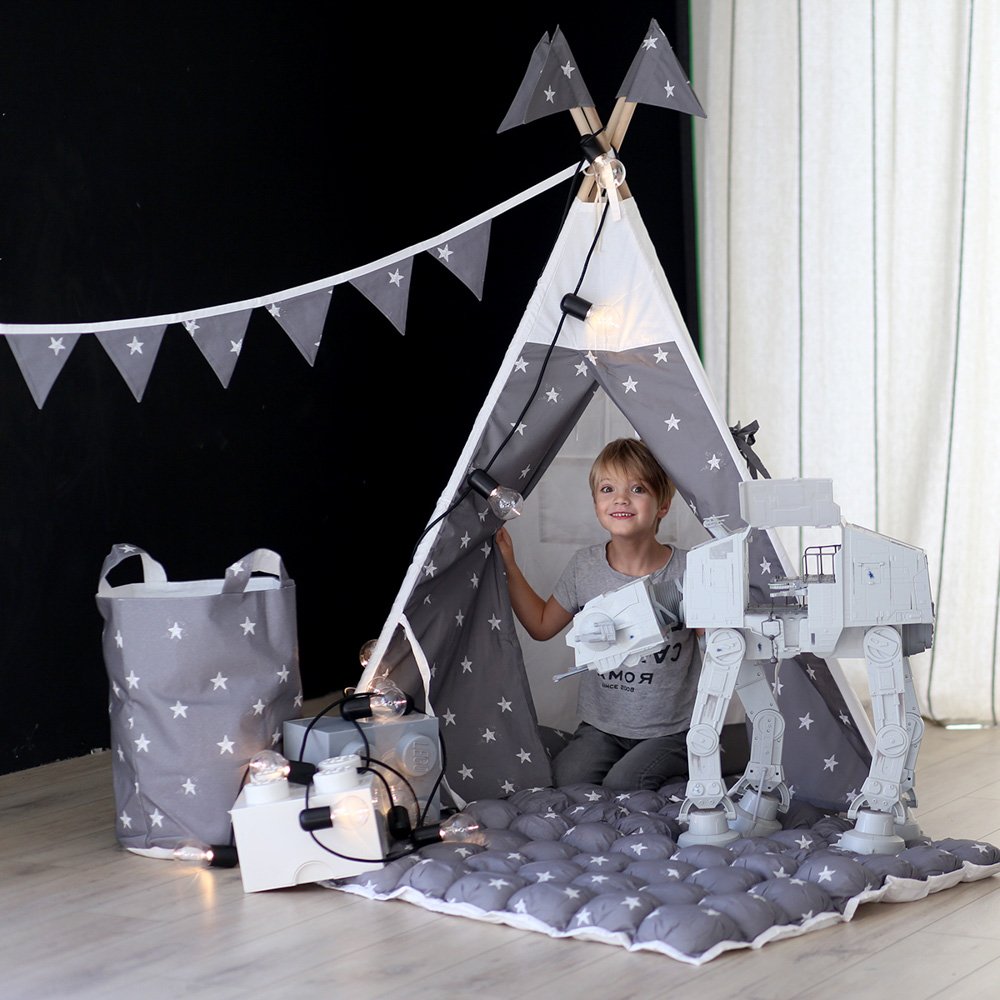 Гирлянда из 8 флажков Звездопад VAMVIGVAM ЗВЕЗДОПАД 282171 Серый Santreyd  - Вид №2