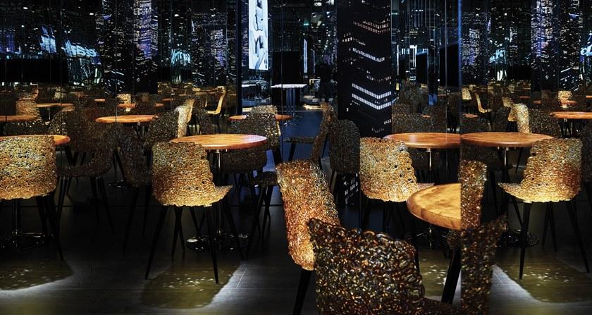 edra Стол с алебастровой столешницей и металлическим основанием  Flm010/020/030  - Вид №6