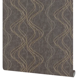 Обои флизелиновые Ateliero Drive коричневые 1.06 м AT283097