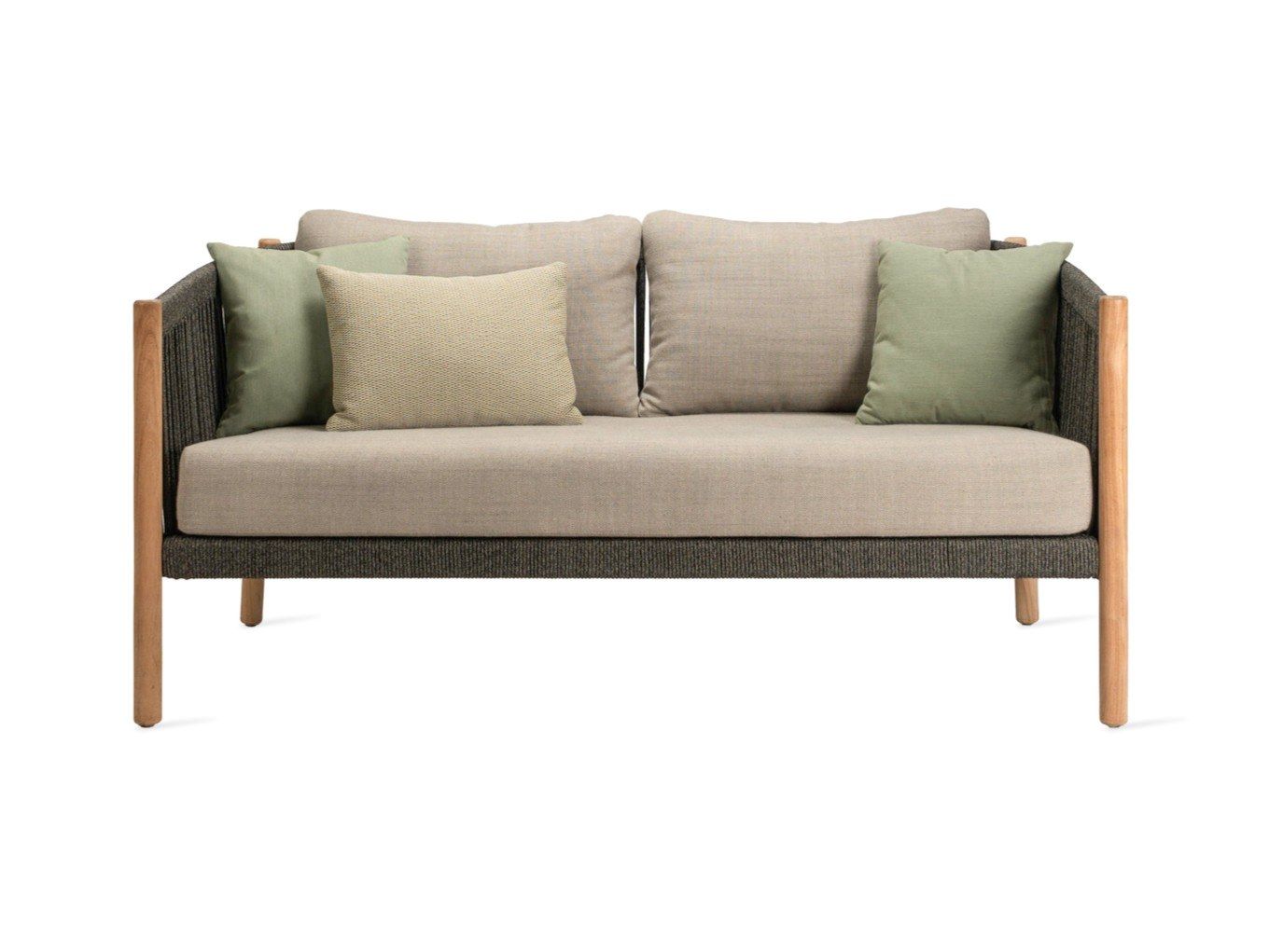 2-местный веревочный садовый диван Vincent sheppard медленный ARCH-00083086 - Вид №1