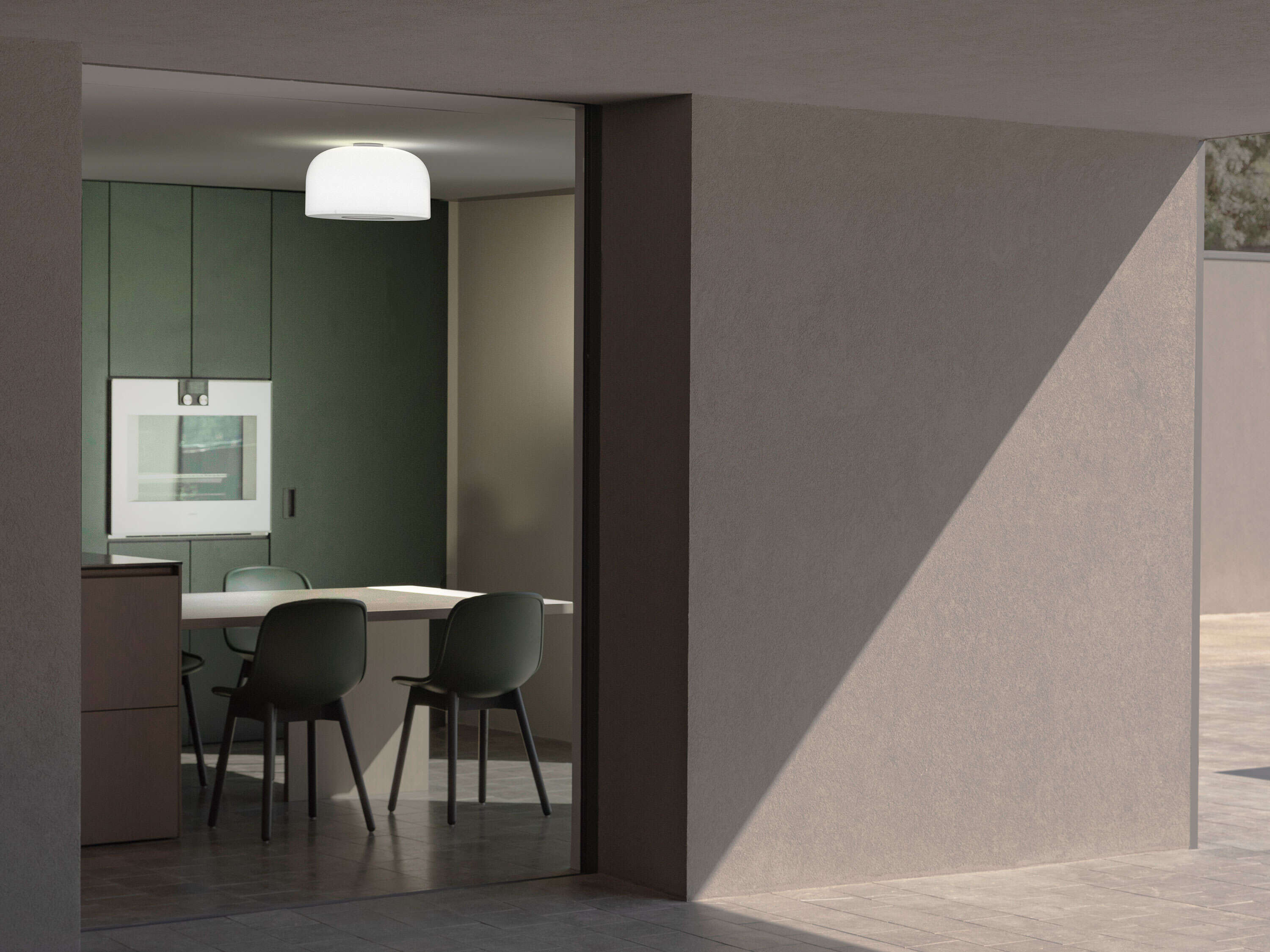 Потолочный светильник с регулируемой яркостью из опалового стекла Flos Bellhop ARCH-00082973 - Вид №3