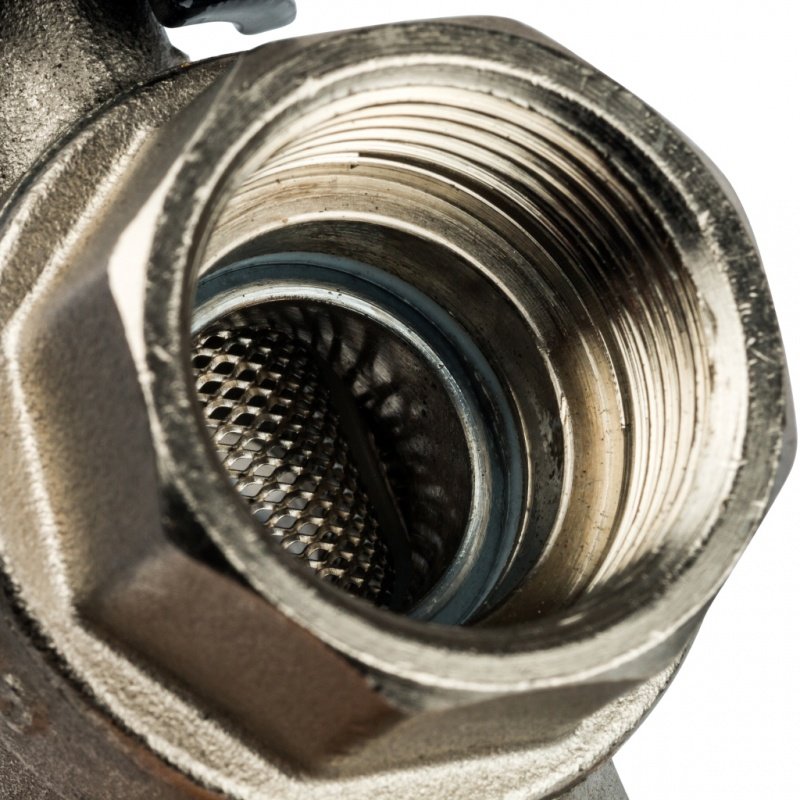 Кран шаровый STOUT ВВ 3/4" с фильтром, бабочка SVF0002000020 - Вид №1