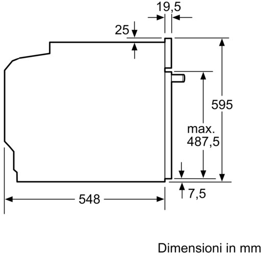 Siemens Встроенная пиролитическая духовка Iq500 Hb478g5b6  - Вид №4