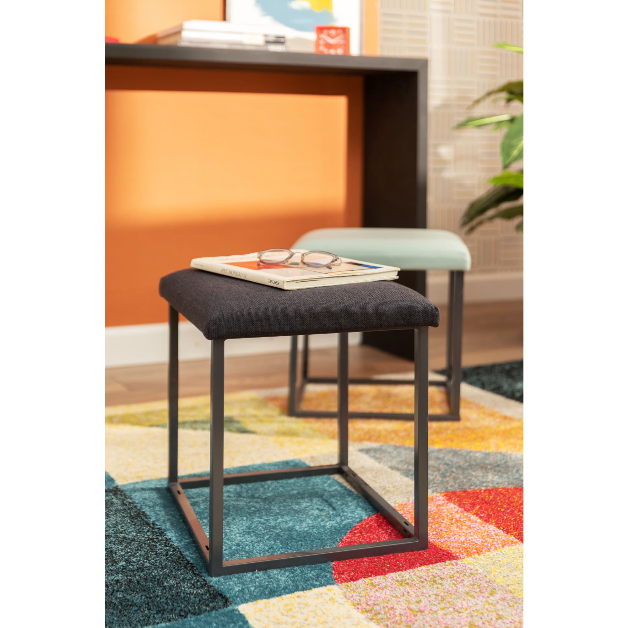 82640914 Подушка на сидение Рогожка 34х38 см цвет графит Santreyd  - Вид №3