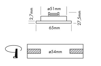 Алюминиевый светодиодный светильник Proled кабинет ARCH-00050996 - Вид №2