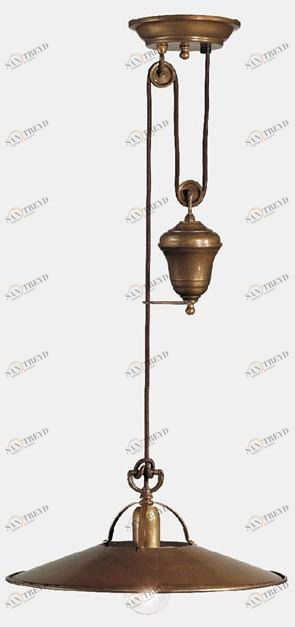 Il Fanale Регулируемый подвесной светильник из металла Poggio 203.13.of