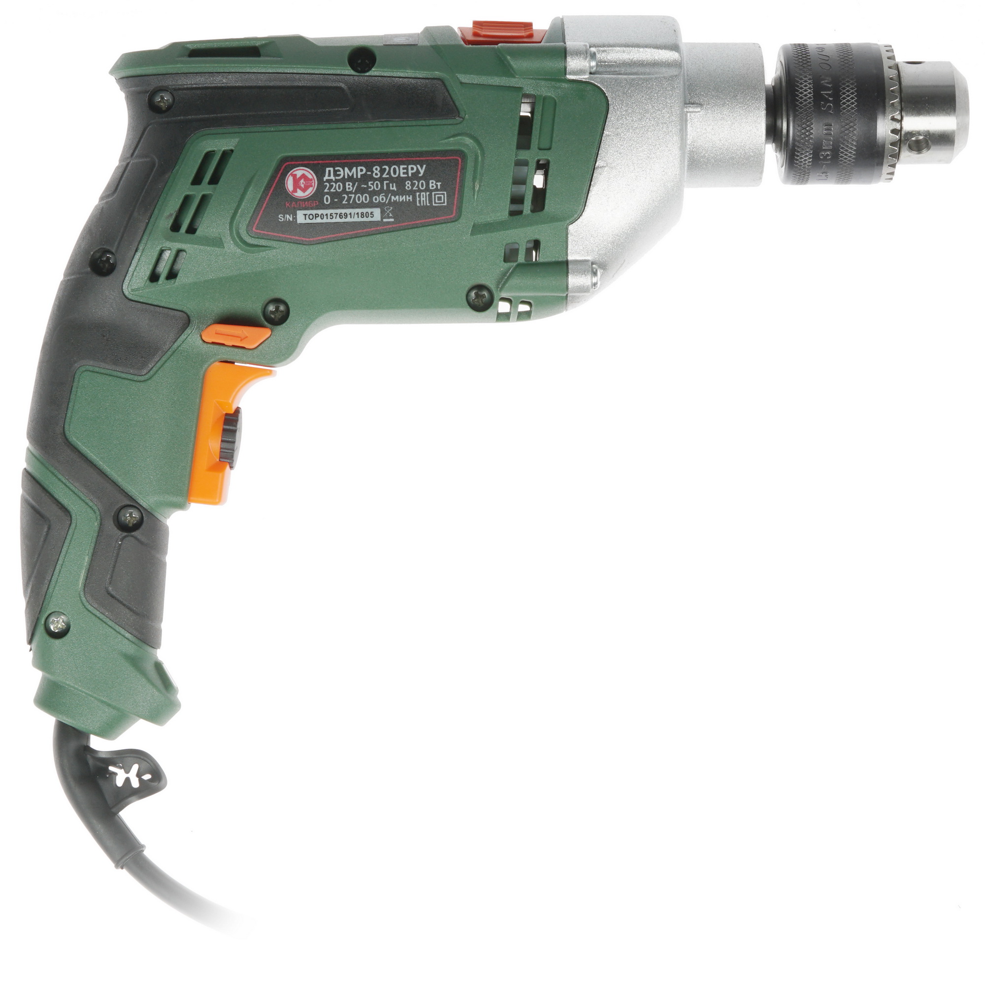 Дрель  Калибр ДЭМР-820ЕРУ 1240720 STDN-0050697 - Вид №1