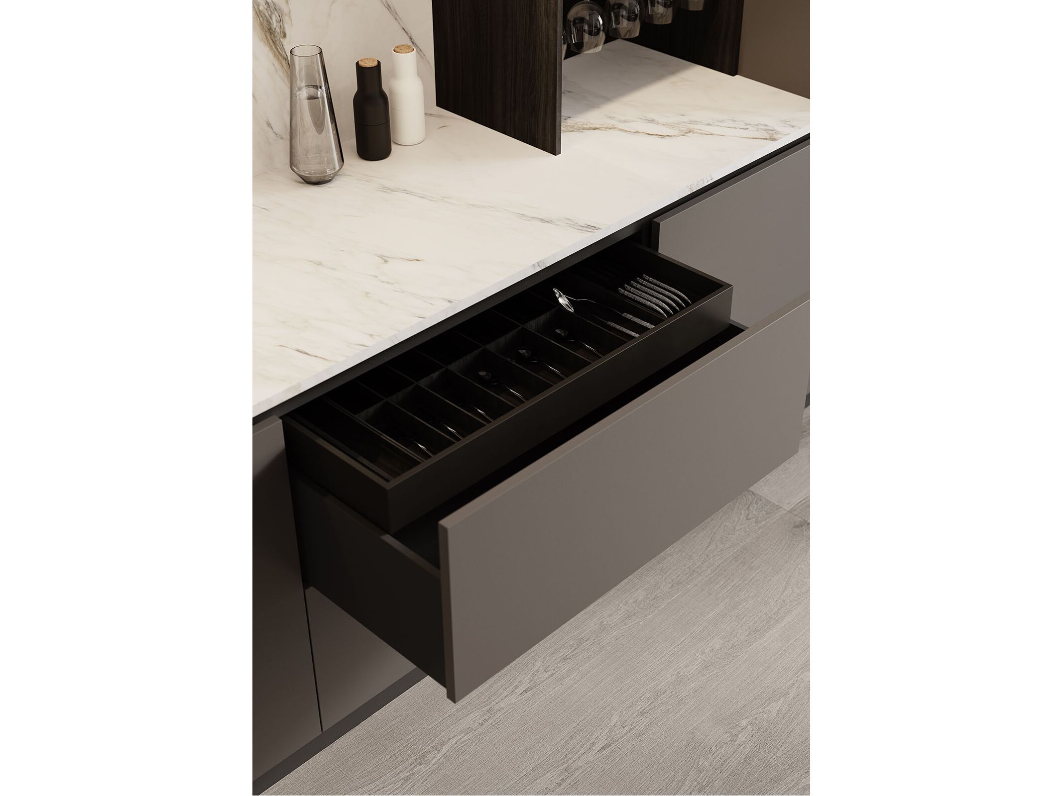 Кухня с островом EUPHORIA Oronero ARCH-00007576 - Вид №3