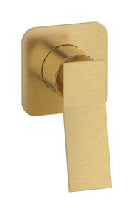 Внешние части встроенного смесителя на 1 потребителя WE ARE IB wa320mb_23 Brushed Gold Wave