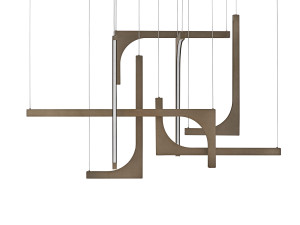 Металлический светодиодный подвесной светильник