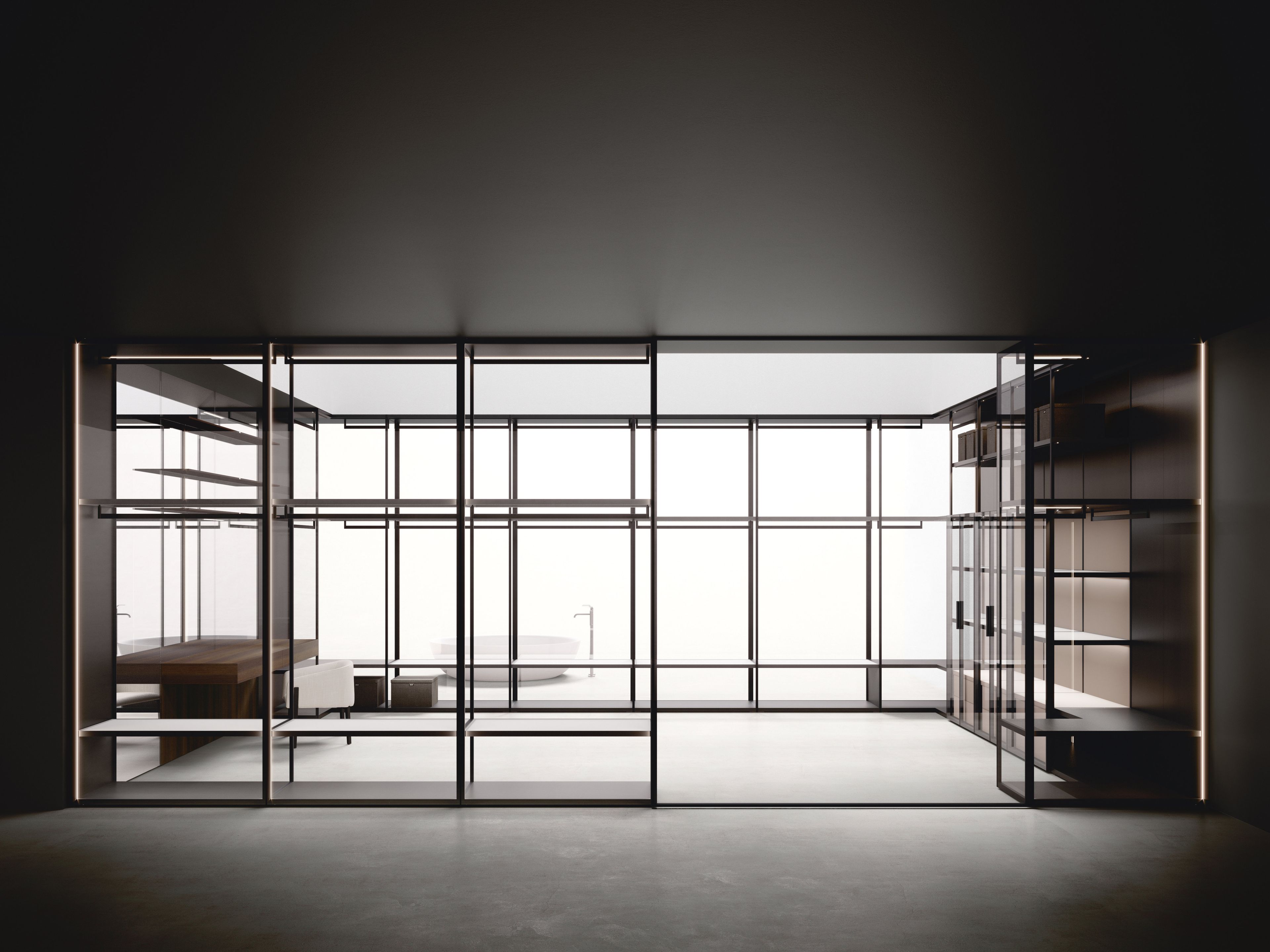 Система перегородки / гардеробной Boffi ANTIBES ARCH-00058939 - Вид №12