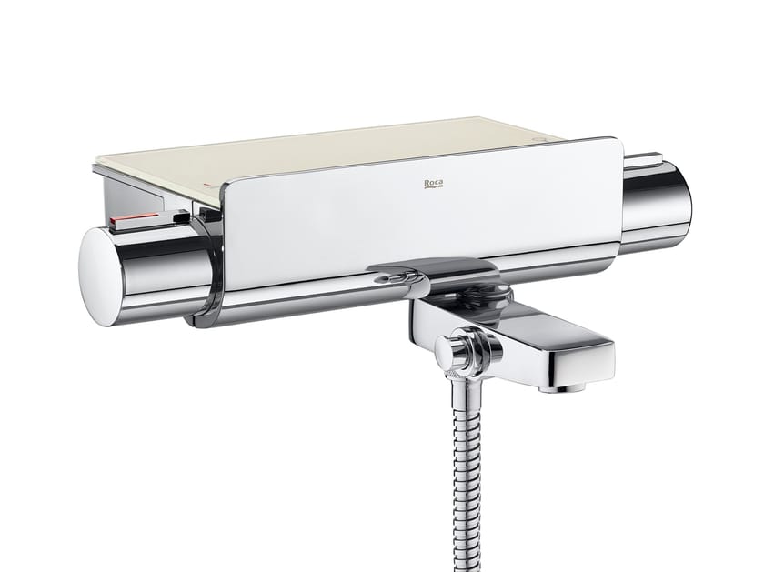 Внешний термостатический смеситель для ванны с полкой Roca T-2000 ARCH-00116619