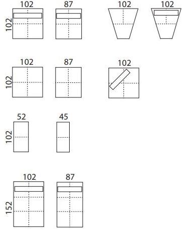 Gobbo Salotti Модульный диван со съемным чехлом из ткани с шезлонгом sun-id-1441829 - Вид №13