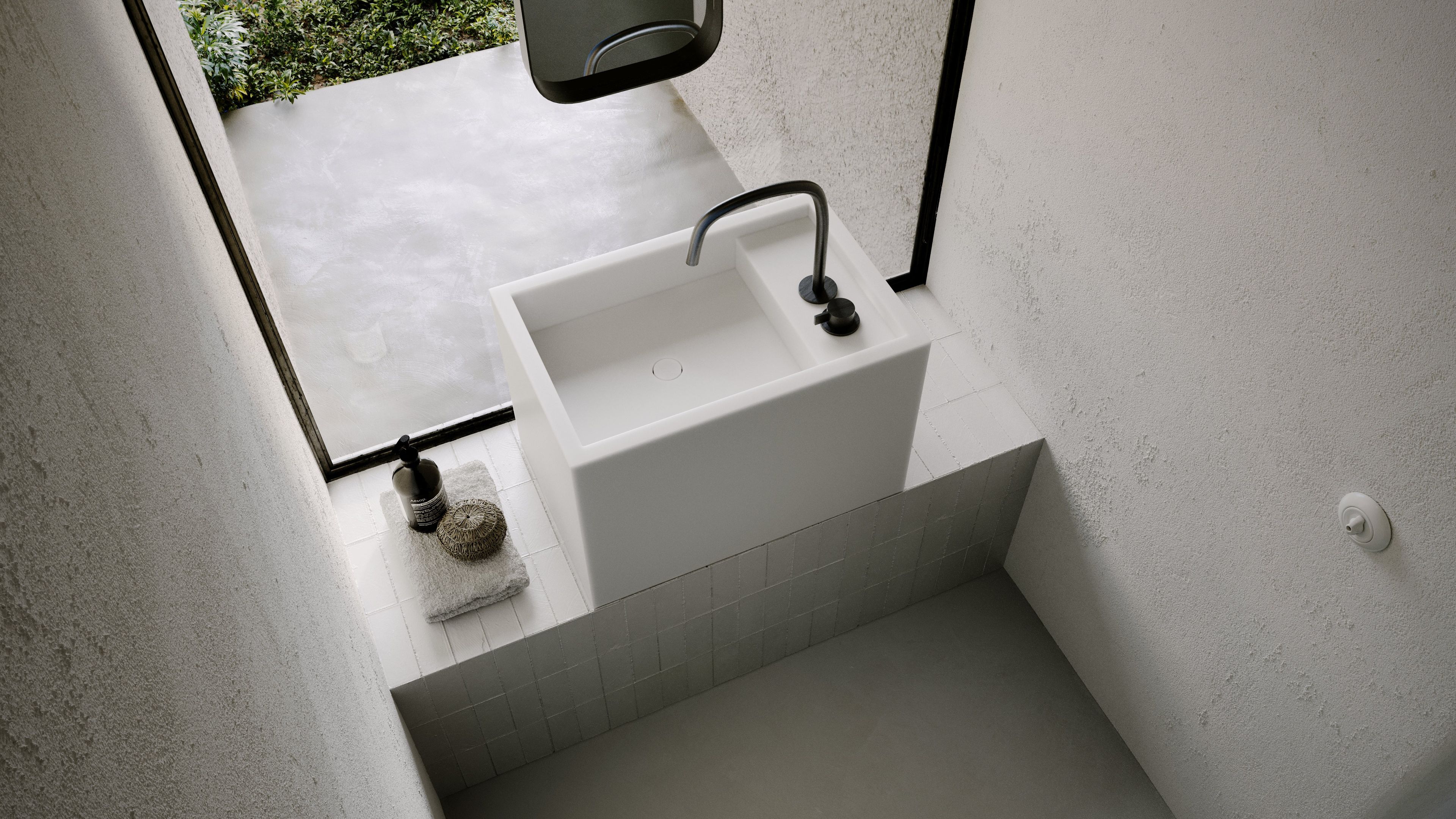 Одиночный подвесной умывальник из натурального камня COCOON Piet Boon ARCH-00052049 - Вид №37