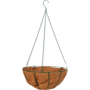 Кашпо подвесное с коковитой Газонcity ø35 h20 см v6.65 л коричневый