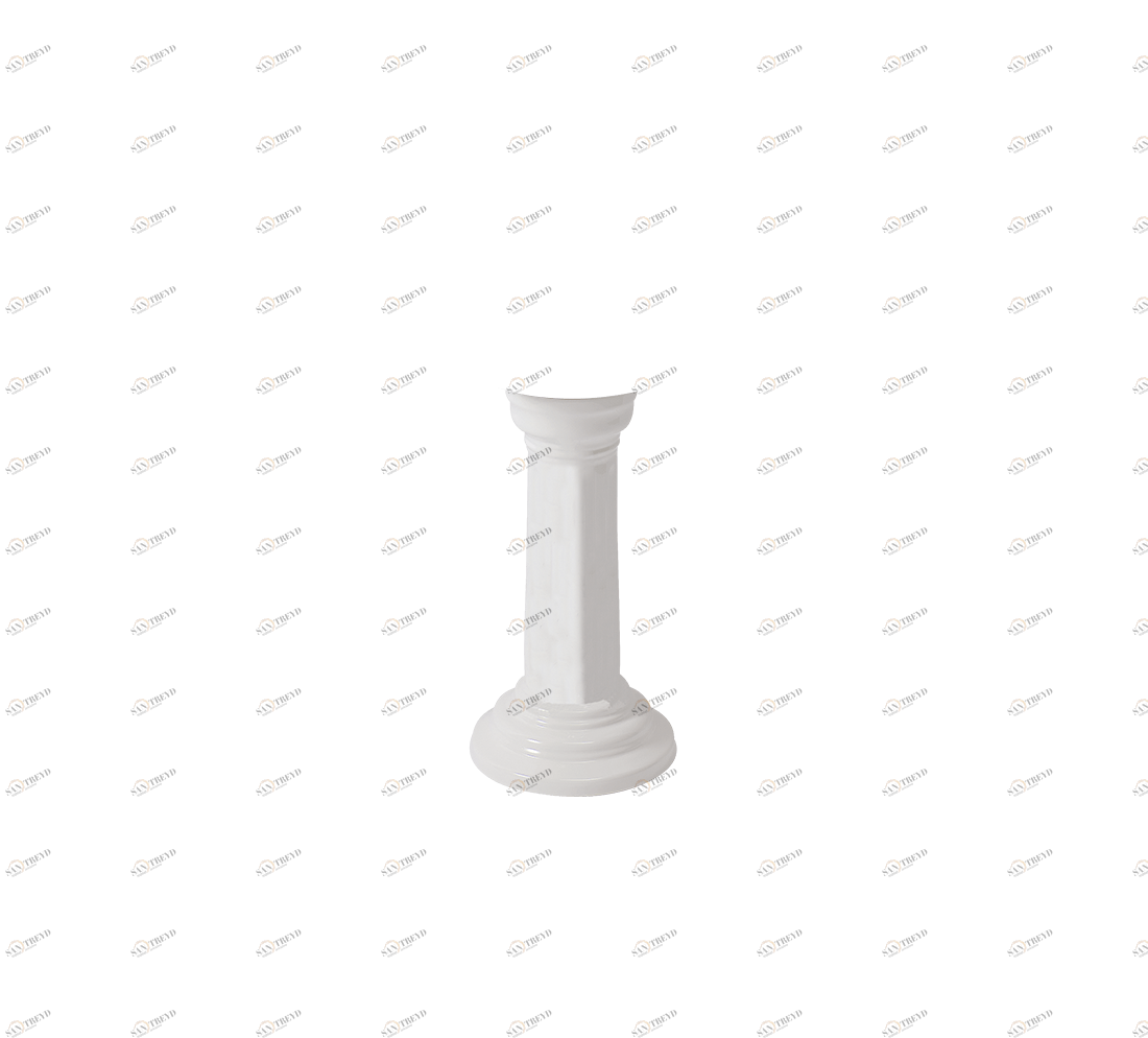 Gentry Home Таз большой белый Victorian Белый GH101916