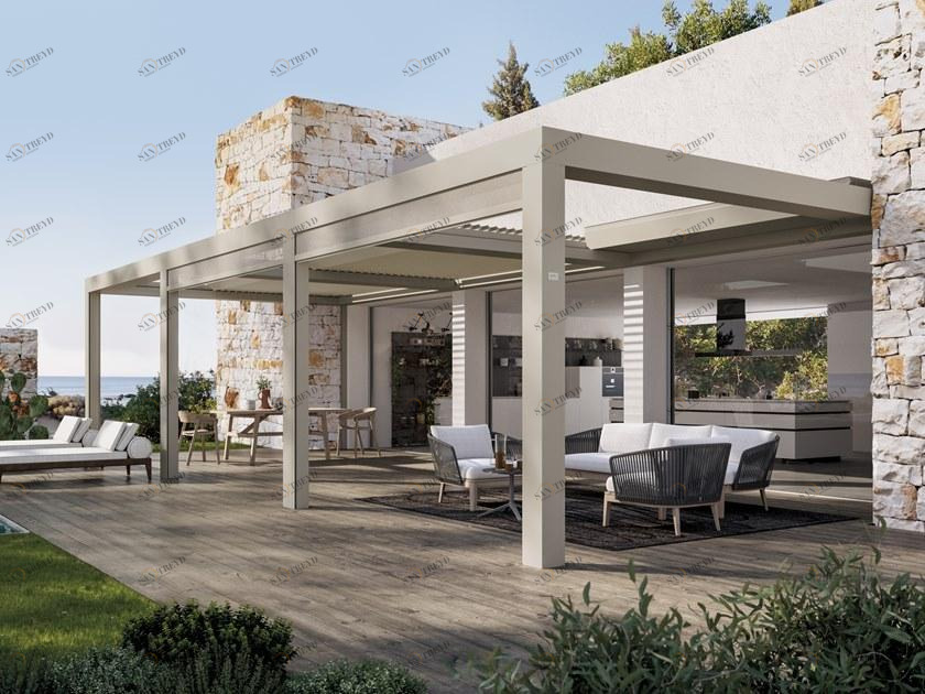 PRATIC F.lli ORIOLI Отдельностоящая пергола со сдвижной крышкой Brera sun-id-1431101