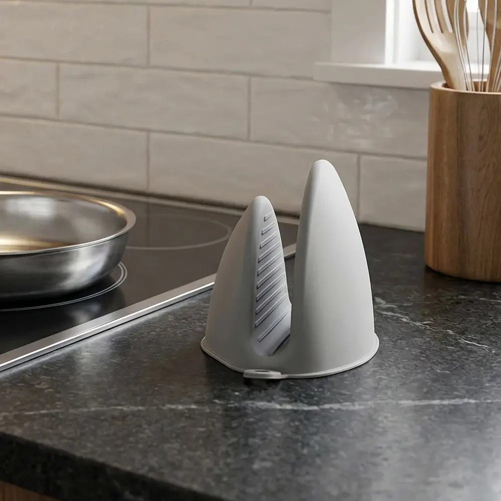 Прихватка KONSENSA 8.3x11x7.5 см силикон цвет серый STLM-2013013 - Вид №3