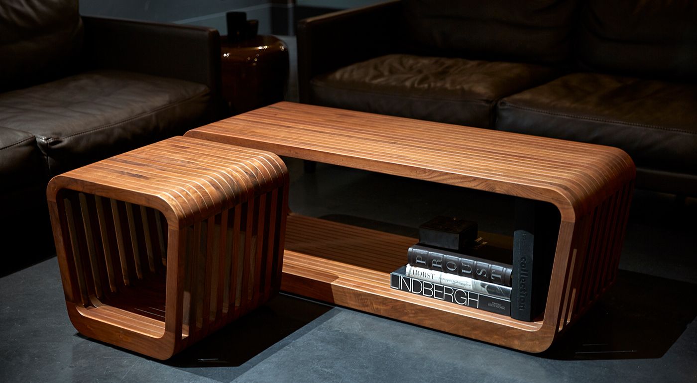 Журнальный столик из орехового дерева REDA AMALOU DESIGN ARCH-00007053