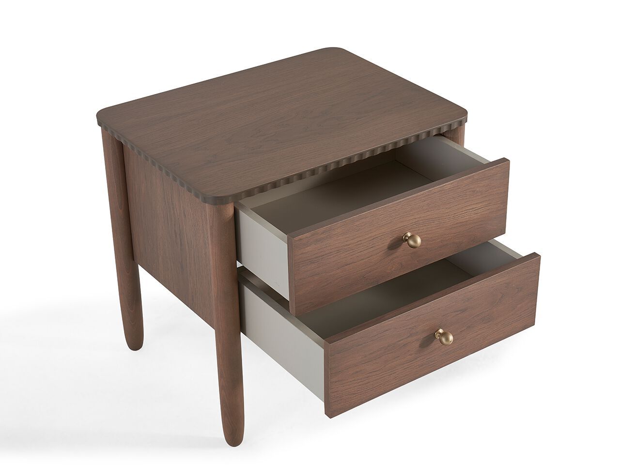 Деревянная прямоугольная тумбочка с ящиками NDESIGN Ezora ARCH-00034129 - Вид №2
