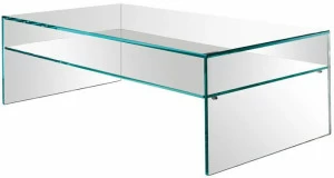 Tonelli Design Прямоугольный стеклянный журнальный столик
