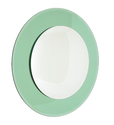 Зеркало круглое большое зеленое Luna PUSHA ДИЗАЙНЕРСКИЕ 062624 Зеленый  - Вид №1
