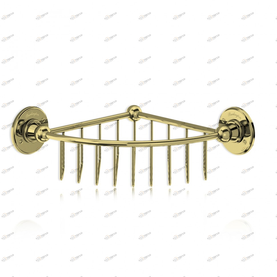 Угловая полка-решетка, глубокая [A22 GOL] GOLD Burlington A22 GOL 217 x 217 x 68