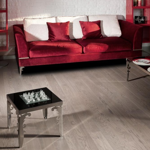 Паркет Ёлка Coswick Ренессанс Шамбор Дуб Натур (Гладкая) 647,7х107,95 мм 11243215 - Вид №3