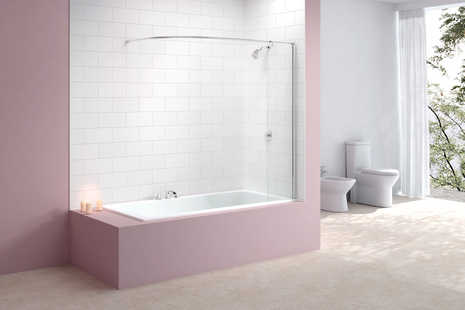 MB5 Душевое ограждения на борт вынны MERLYN Ирландия 