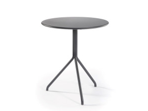 Круглый металлический стол