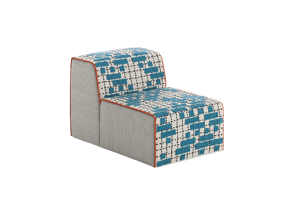 100179 Кресло C Turquoise GAN Bandas