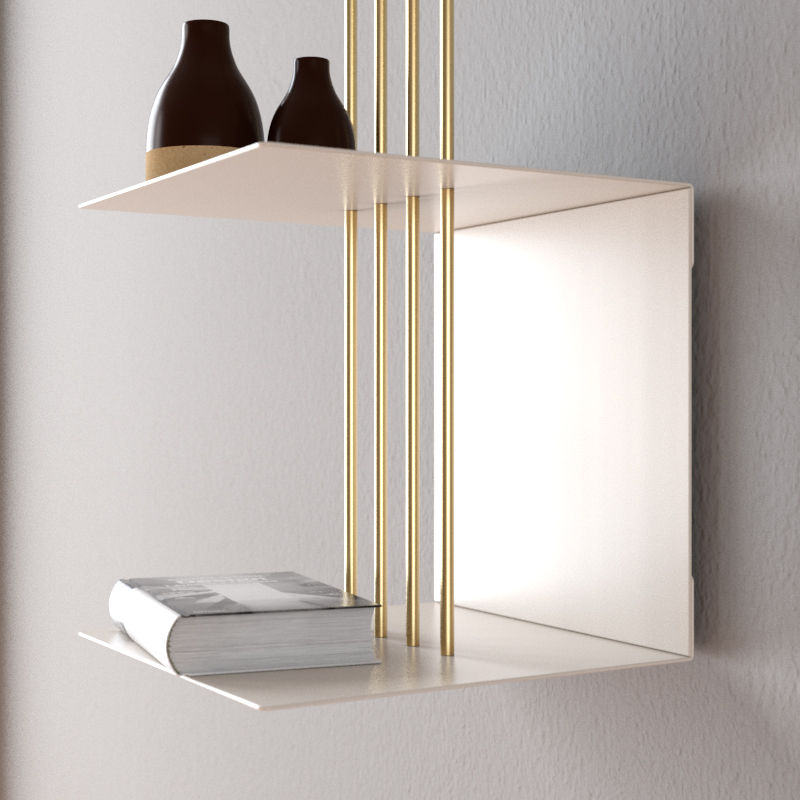 Полка с разделителем Teaser, желтая UMAGE 5009 - Вид №2